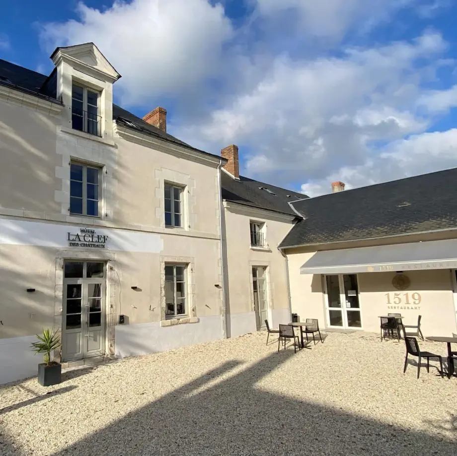 Vue extérieure de l’Hôtel La Clef des Châteaux